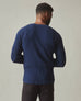 Men's Waffle Long Sleeve Henley - Pageant Blue